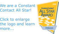 We are a Constant 
Contact All Star!  Click for more...